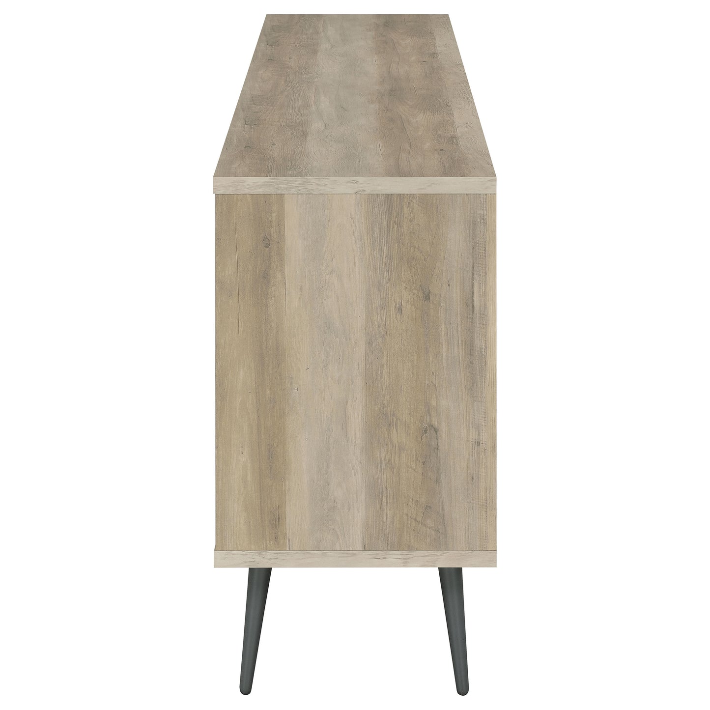 Elvara Scandinavian Two-Tone Accent Cabinet