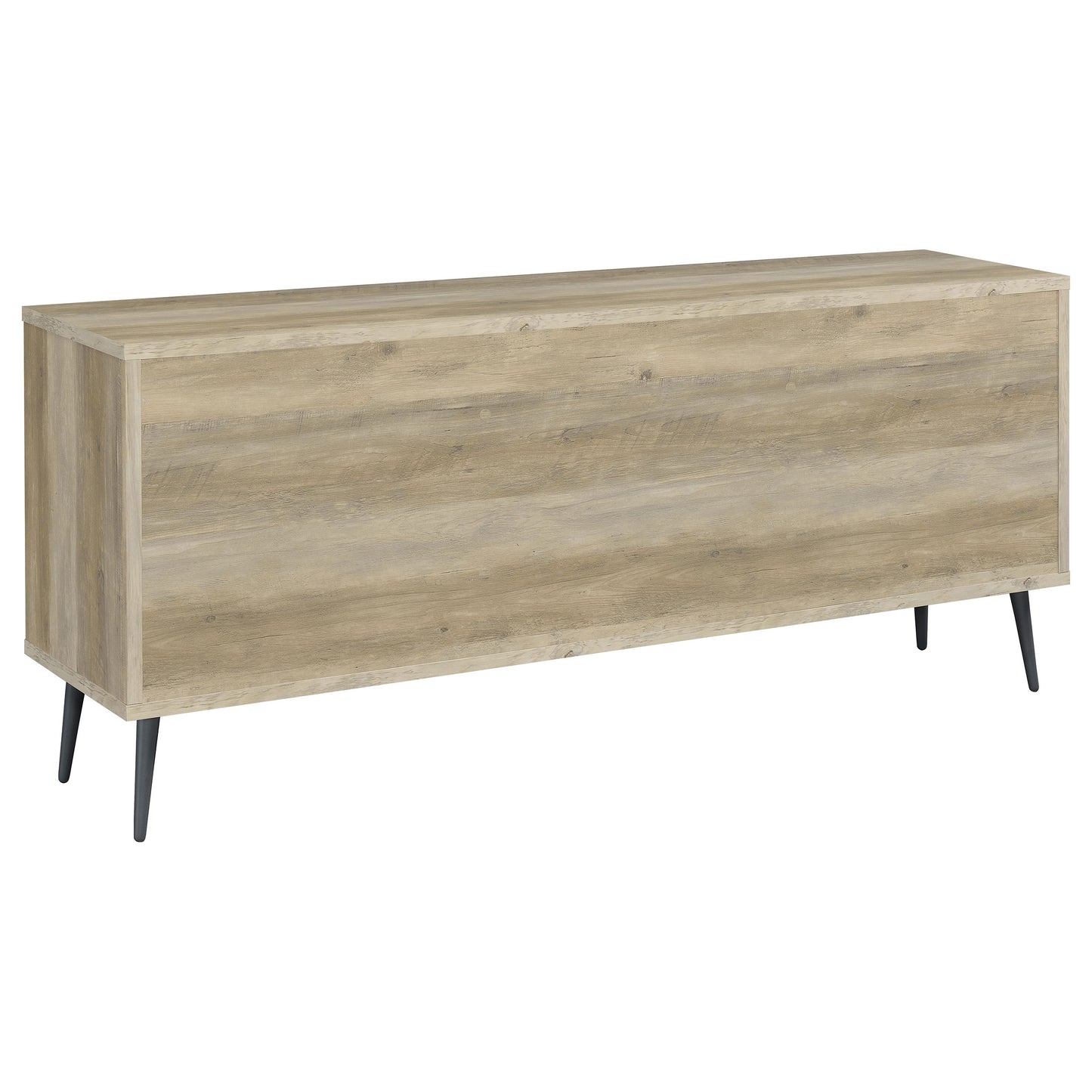 Elvara Scandinavian Two-Tone Accent Cabinet
