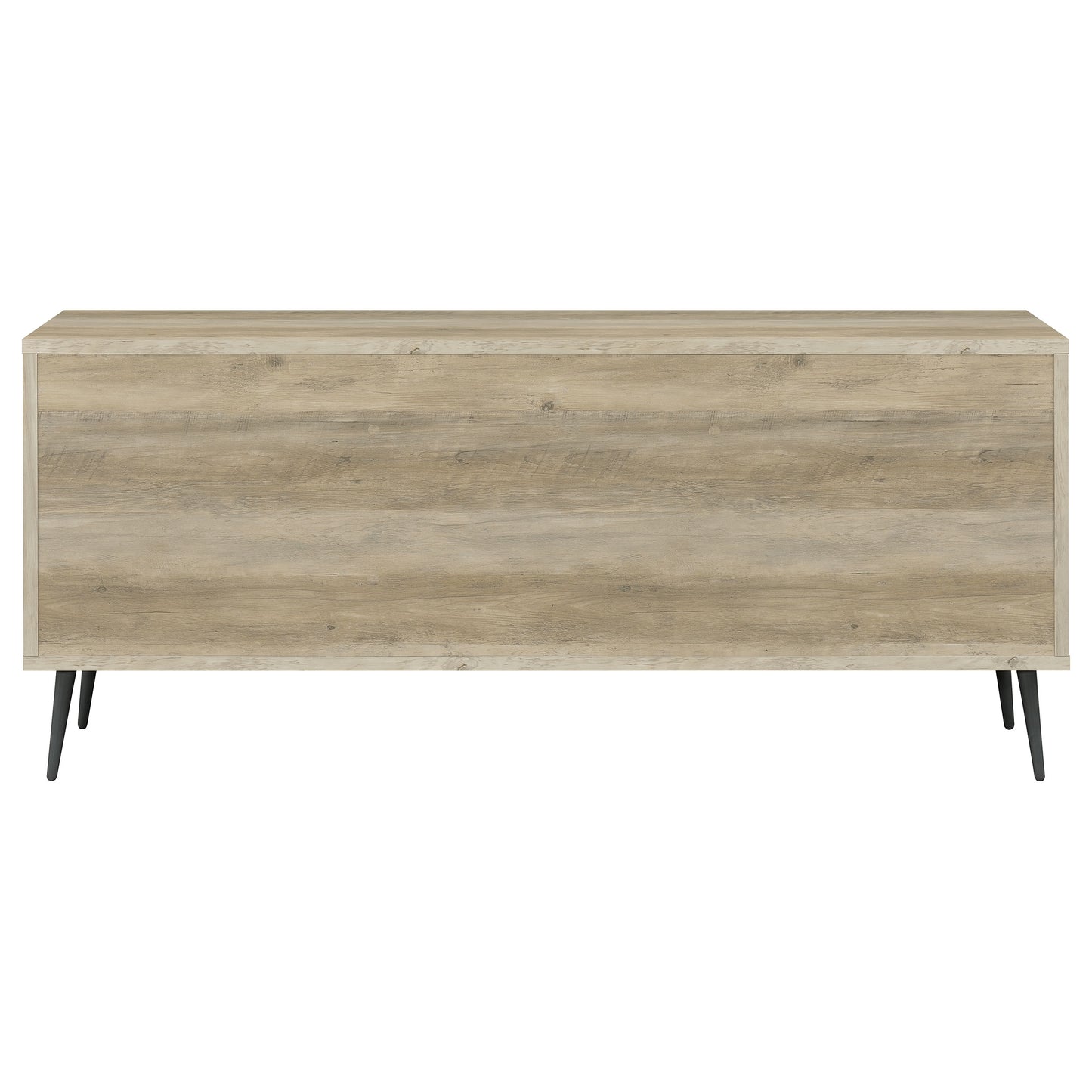 Elvara Scandinavian Two-Tone Accent Cabinet