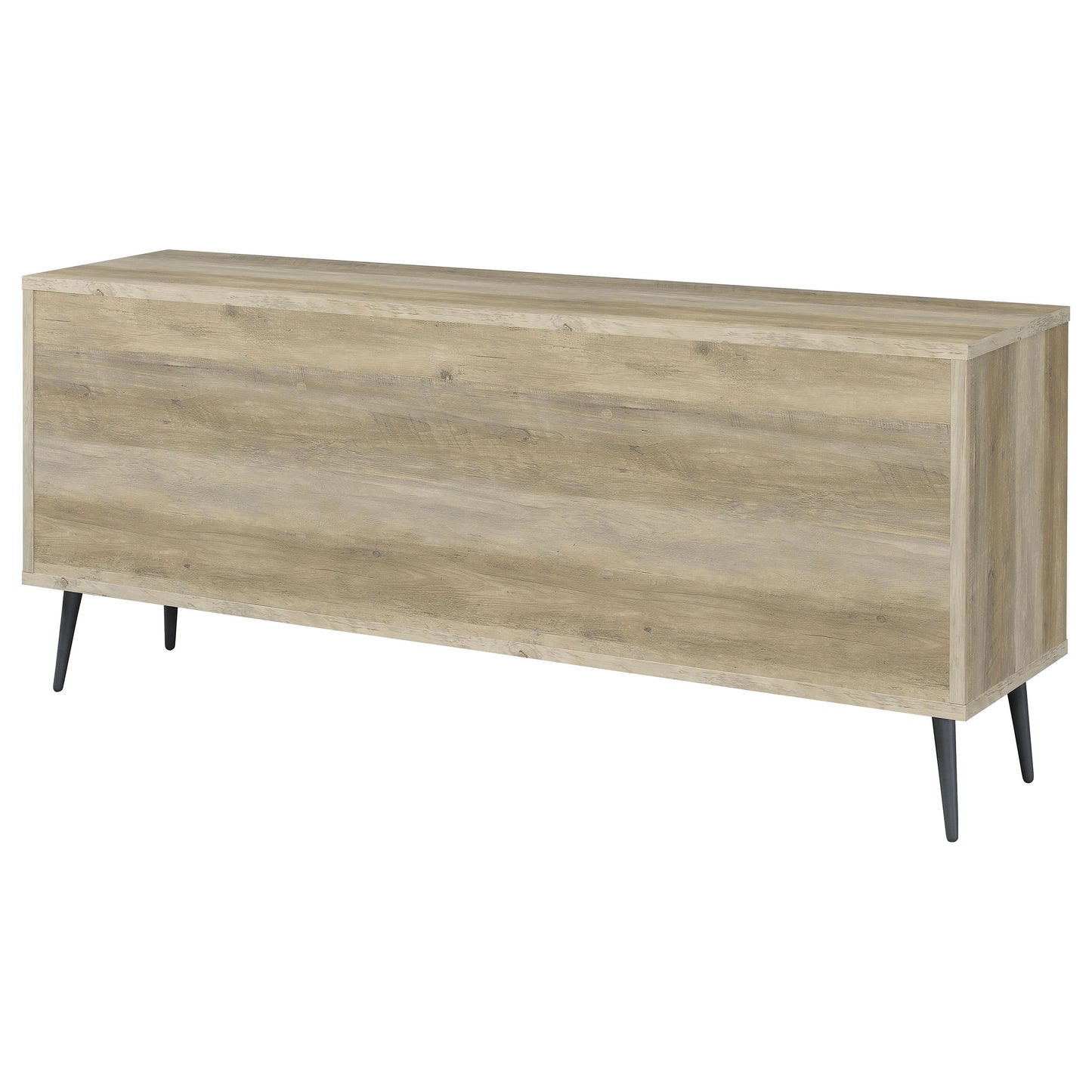 Elvara Scandinavian Two-Tone Accent Cabinet