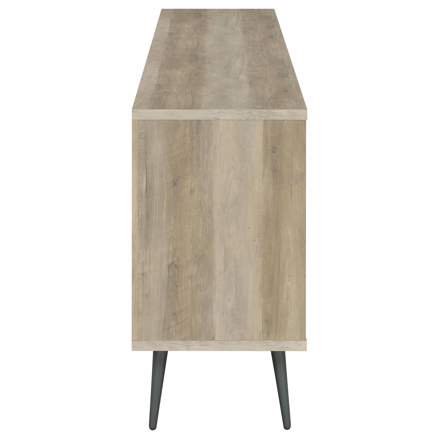 Elvara Scandinavian Two-Tone Accent Cabinet