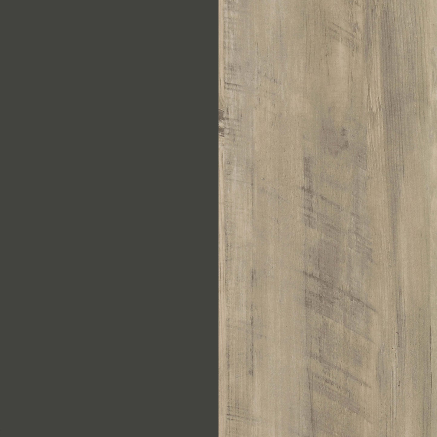 Elvara Scandinavian Two-Tone Accent Cabinet