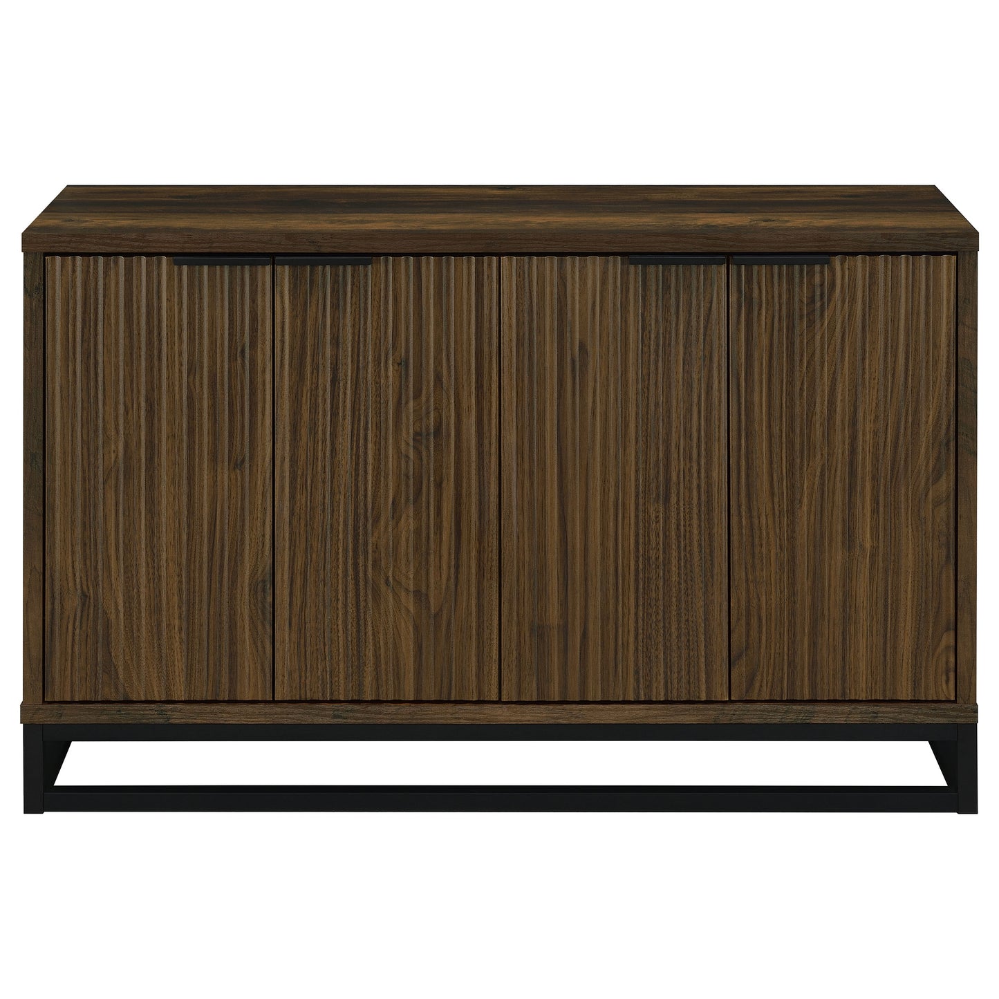 Ryatt Rustic Industrial 4-Door Accent Cabinet
