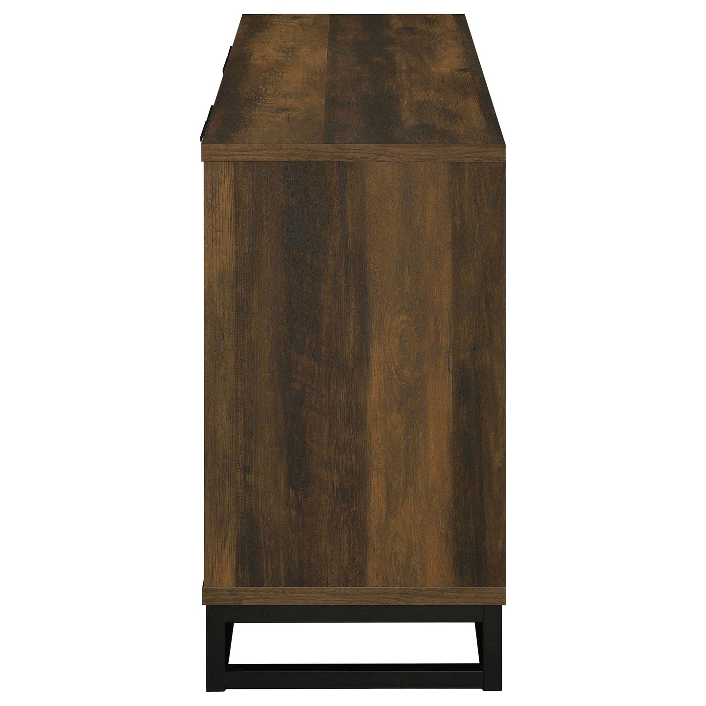 Ryatt Rustic Industrial 4-Door Accent Cabinet