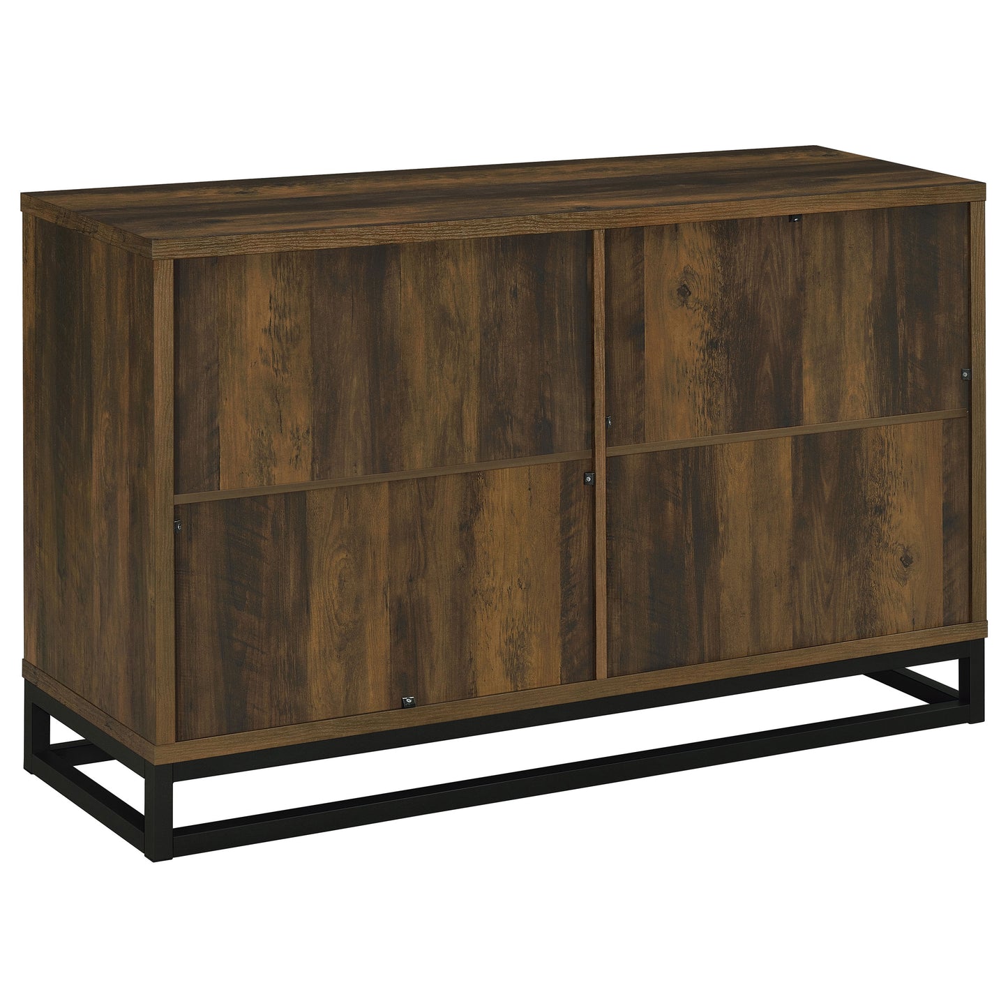 Ryatt Rustic Industrial 4-Door Accent Cabinet