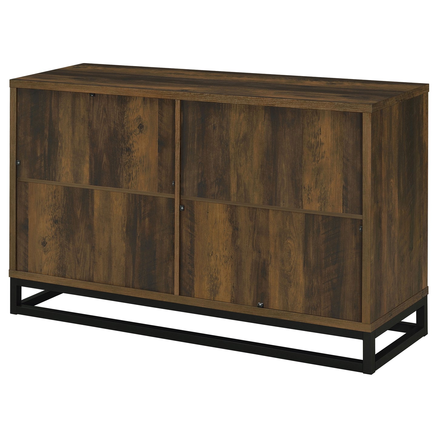 Ryatt Rustic Industrial 4-Door Accent Cabinet