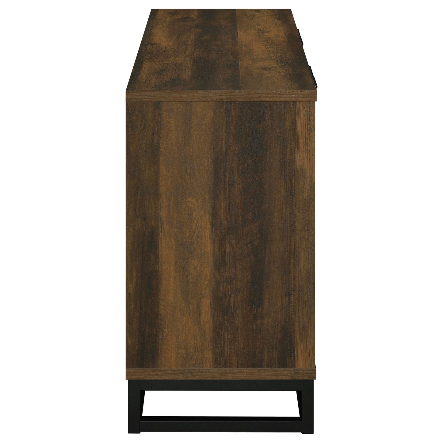 Ryatt Rustic Industrial 4-Door Accent Cabinet