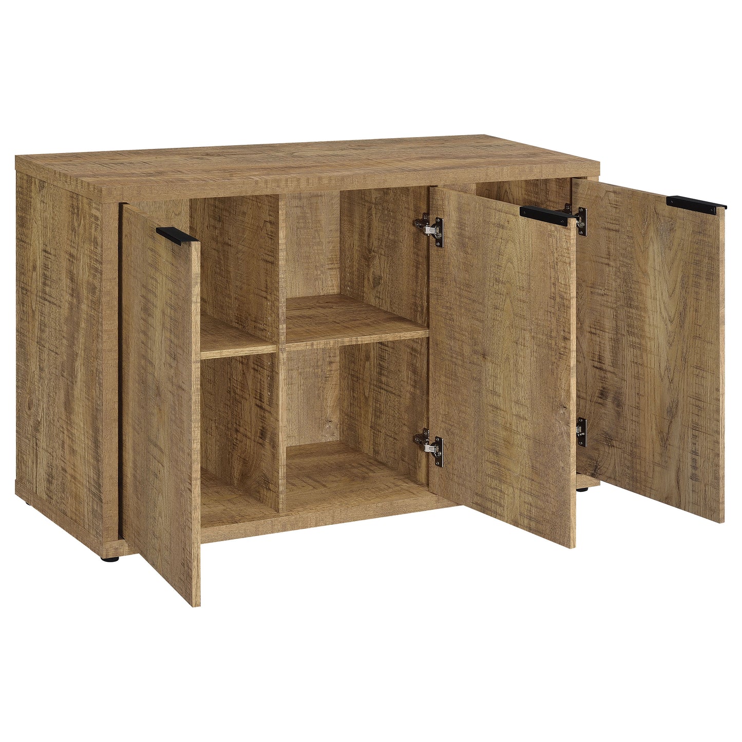 Liora Rustic 3-Door Accent Cabinet