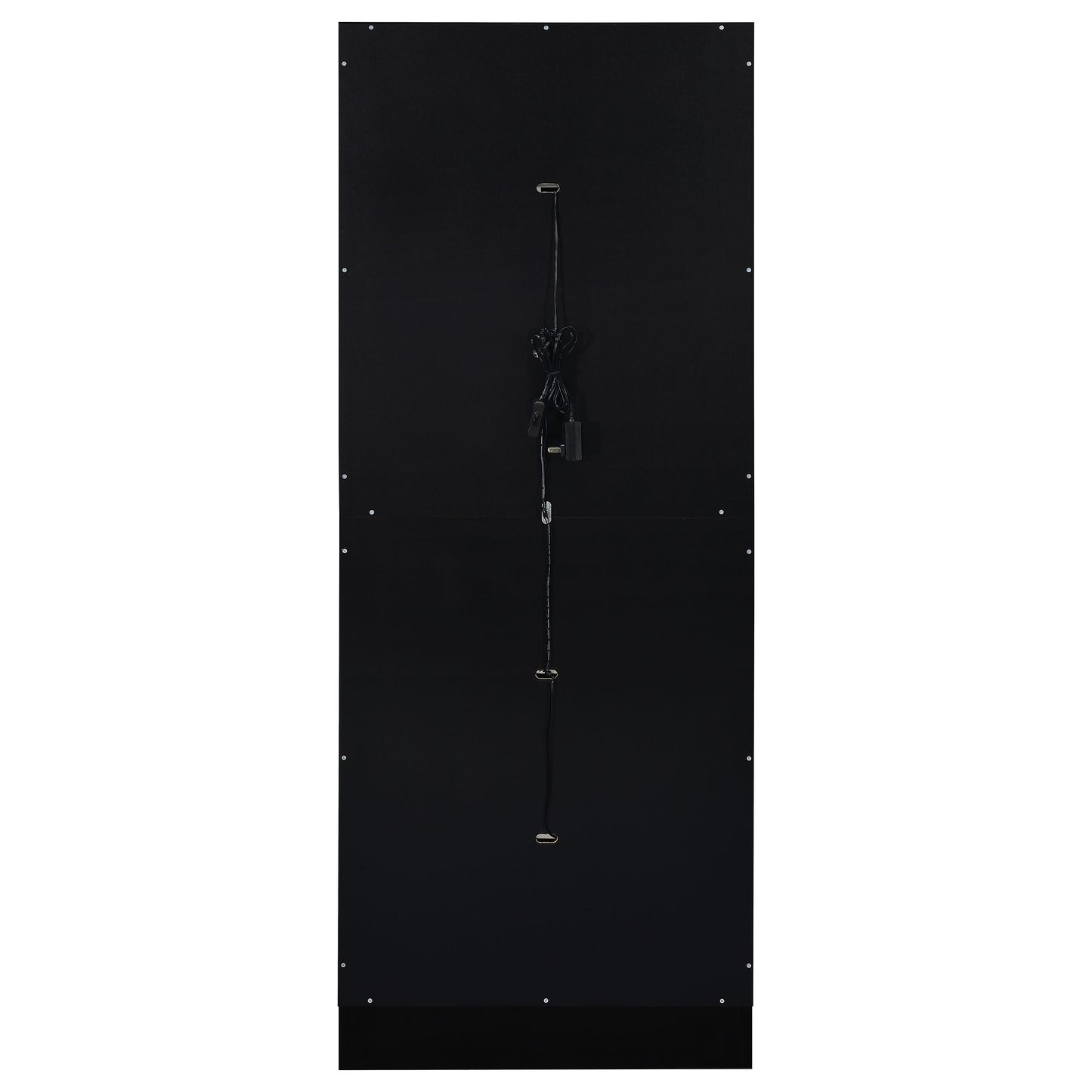 Vetro 4-Door LED Curio Cabinet – Sleek Black Finish