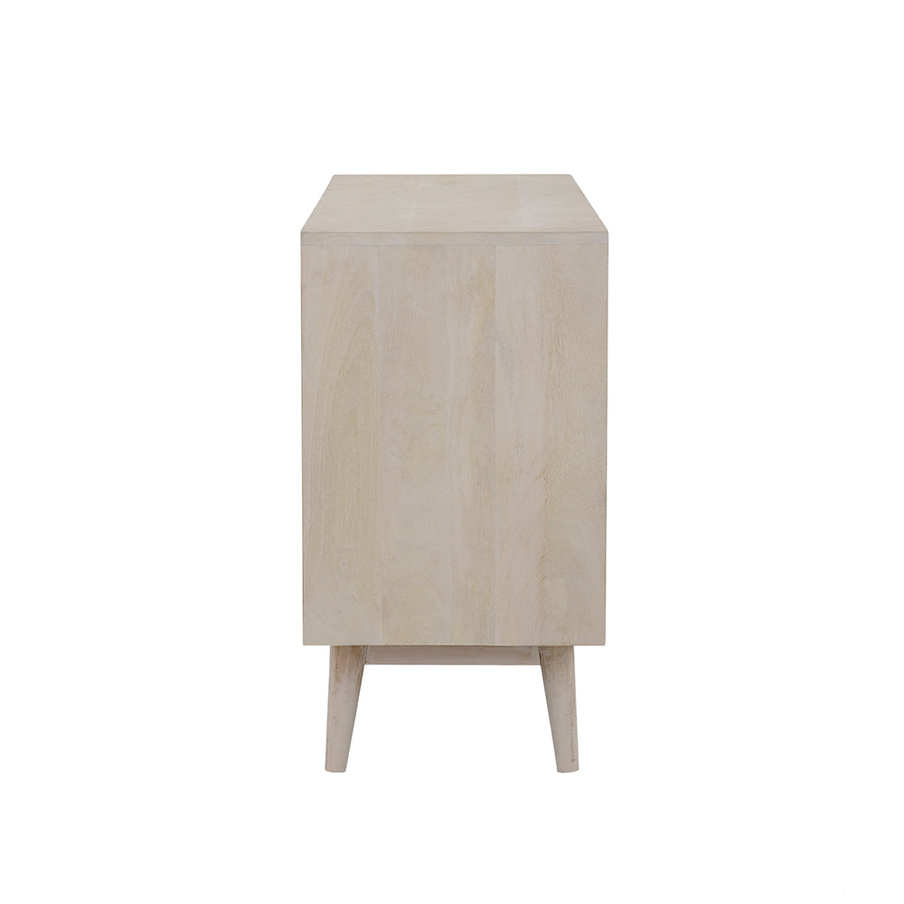 Valdario Black & Gold Geometric Accent Cabinet