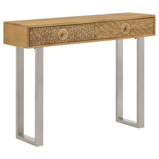 Aravelle Mango Wood Artisan Console Table