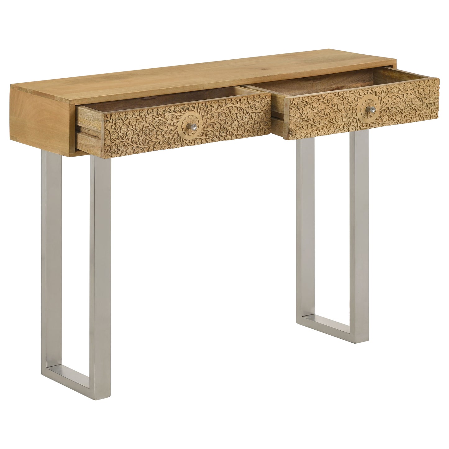 Aravelle Mango Wood Artisan Console Table
