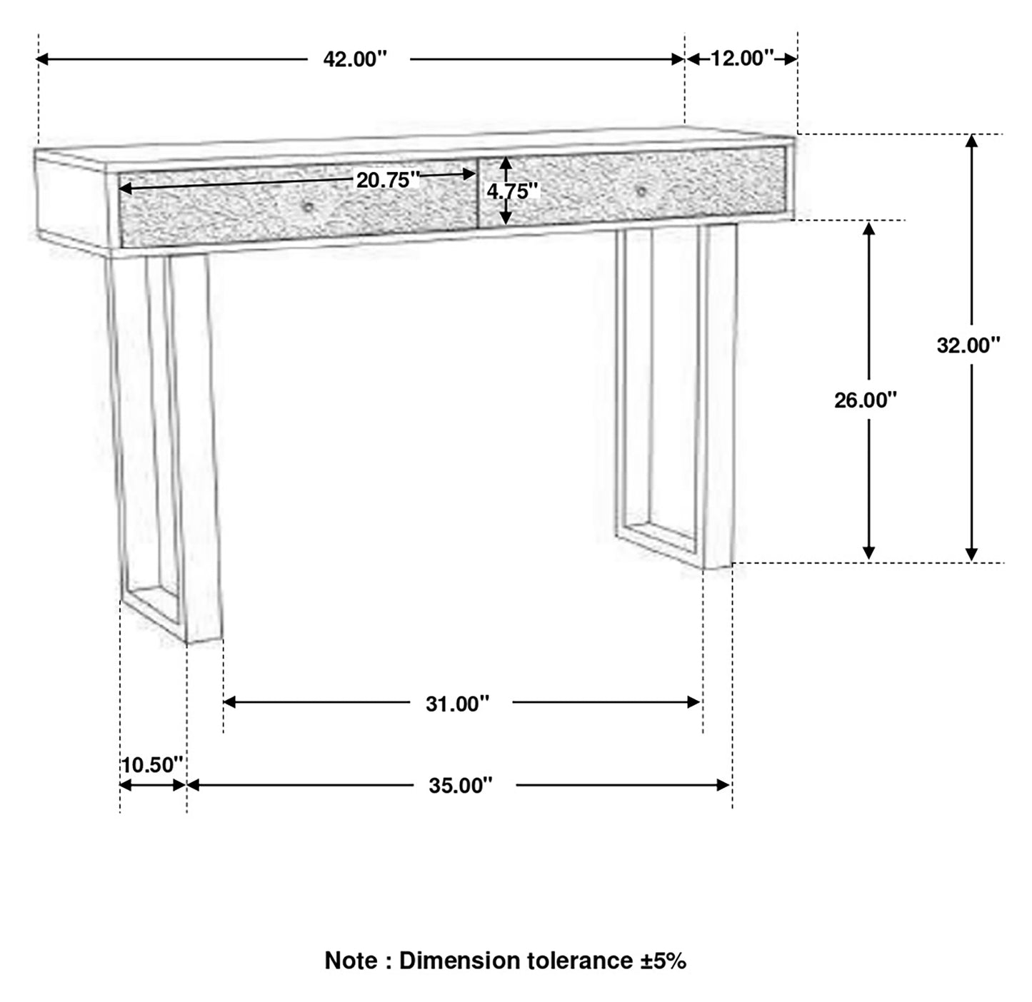 Aravelle Mango Wood Artisan Console Table