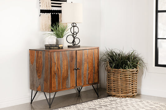 Calderon Rustic Industrial Accent Cabinet