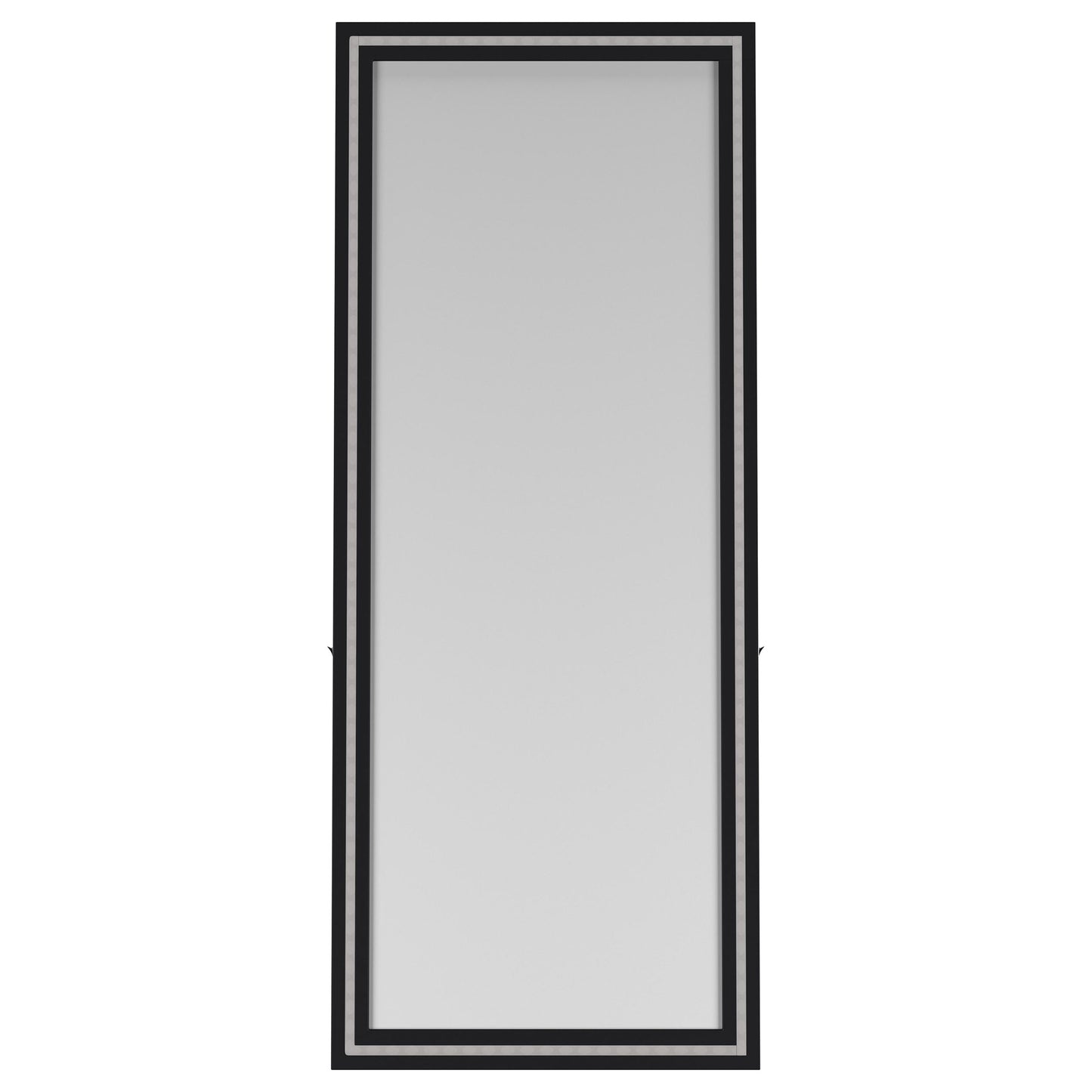 Lunaris 28 x 67-inch LED Standing Mirror Black