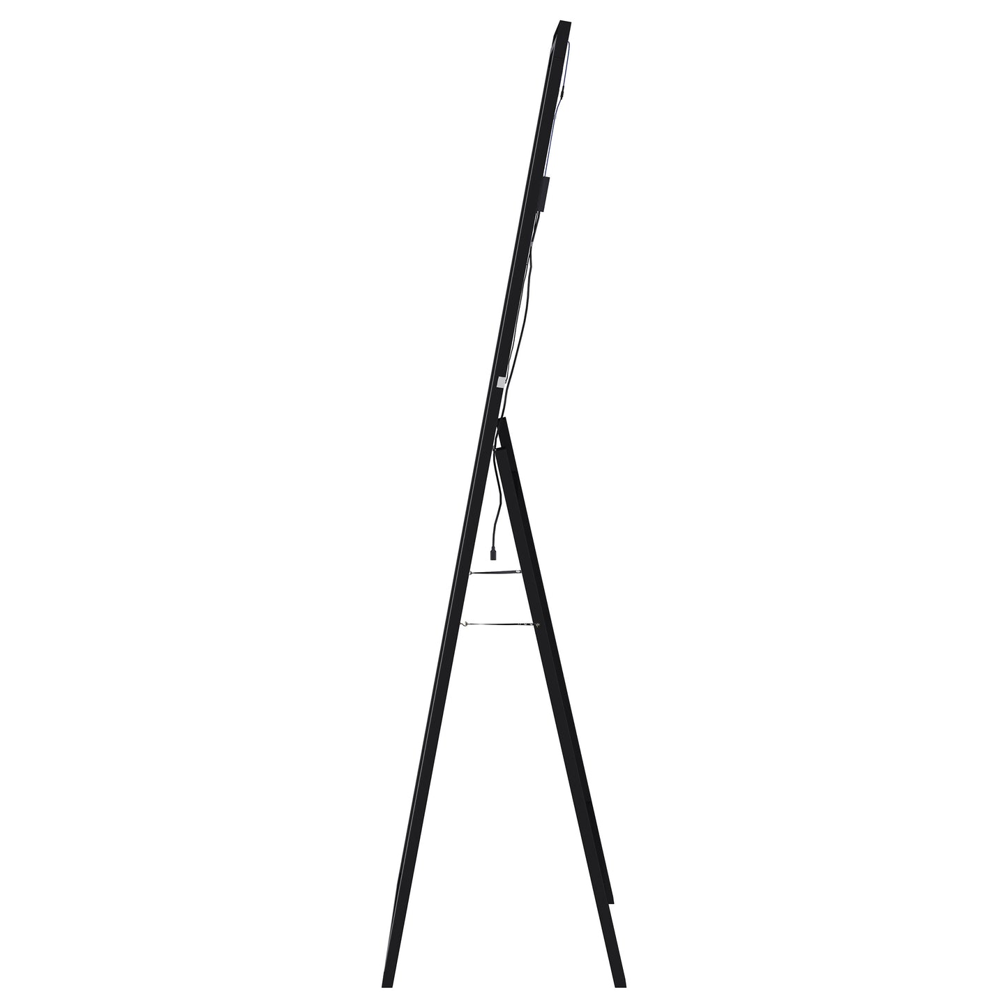 Lunaris 28 x 67-inch LED Standing Mirror Black