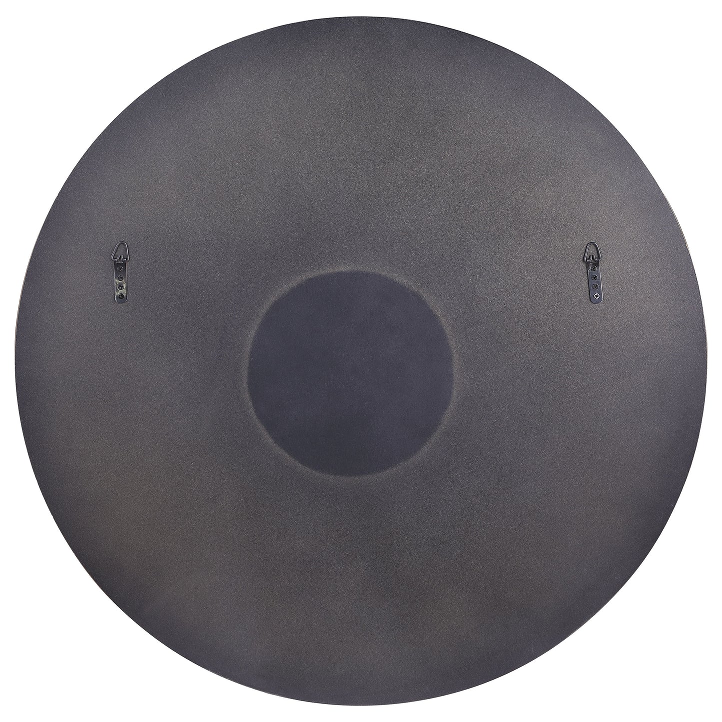 Kaelith 36 x 36 Inch Round Art Glass Wall Mirror – Gold Vein