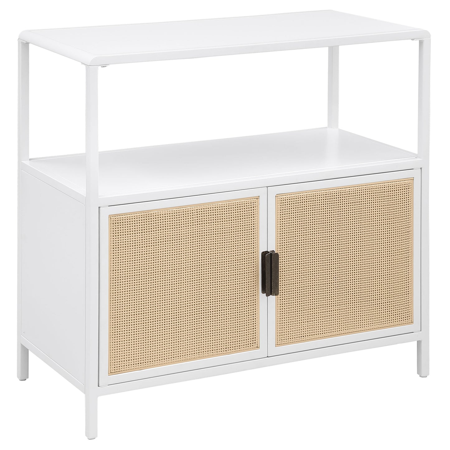 Maristella Coastal Rattan Accent Cabinet