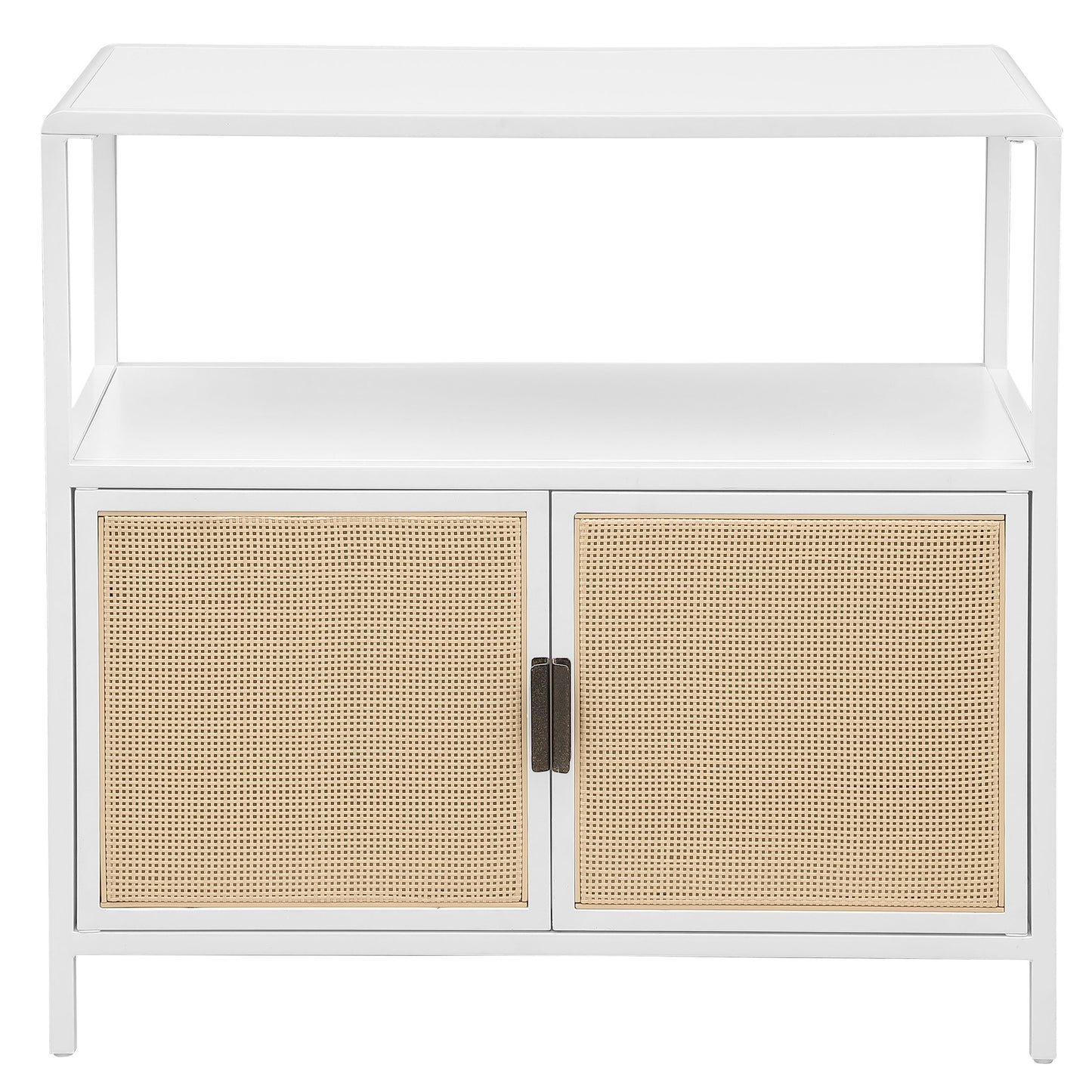 Maristella Coastal Rattan Accent Cabinet
