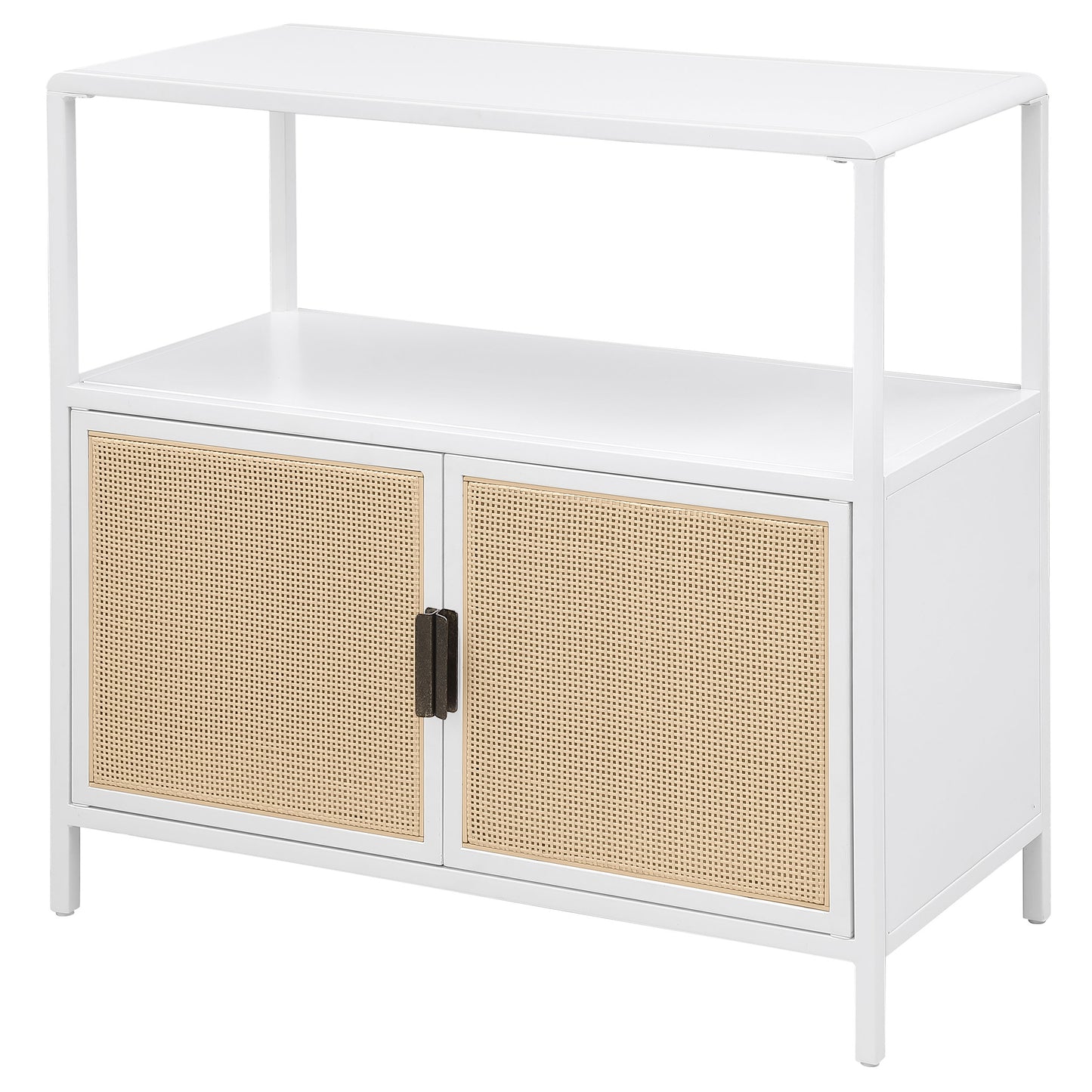 Maristella Coastal Rattan Accent Cabinet