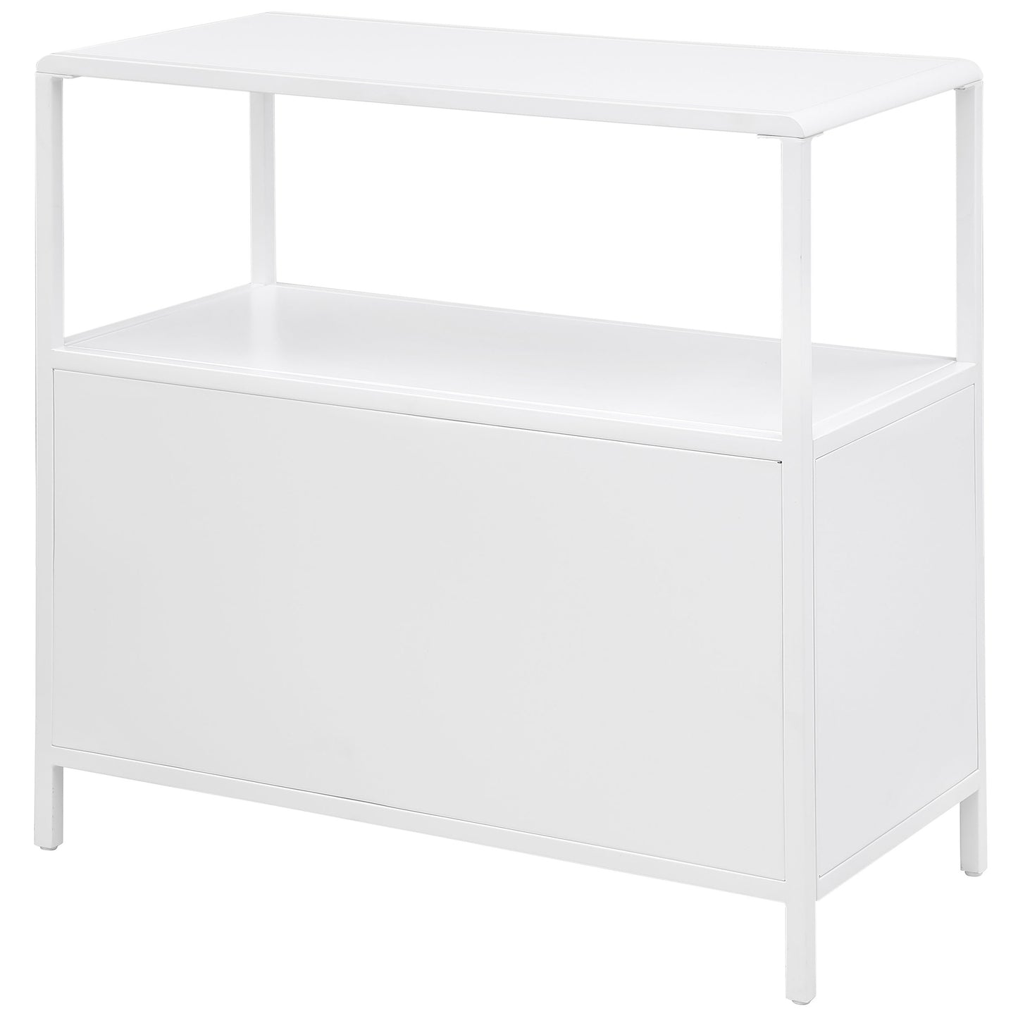 Maristella Coastal Rattan Accent Cabinet