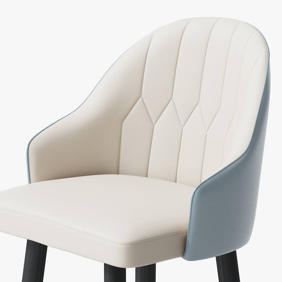 Ardena Modern Barstool – Grey & Beige