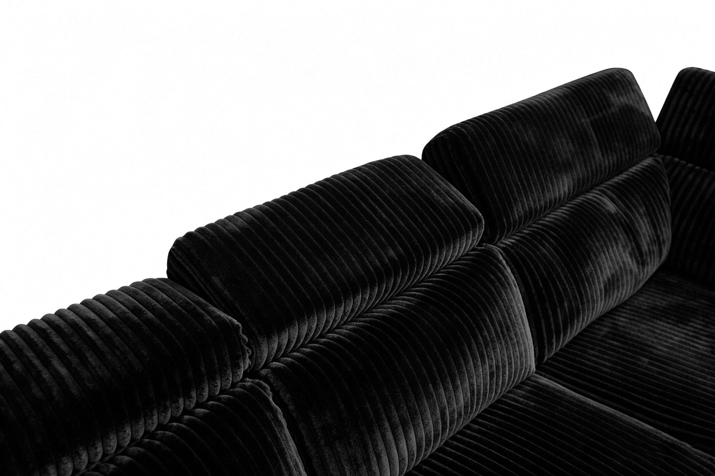 Zayven 6-Piece Modular Power Reclining Sectional – Black